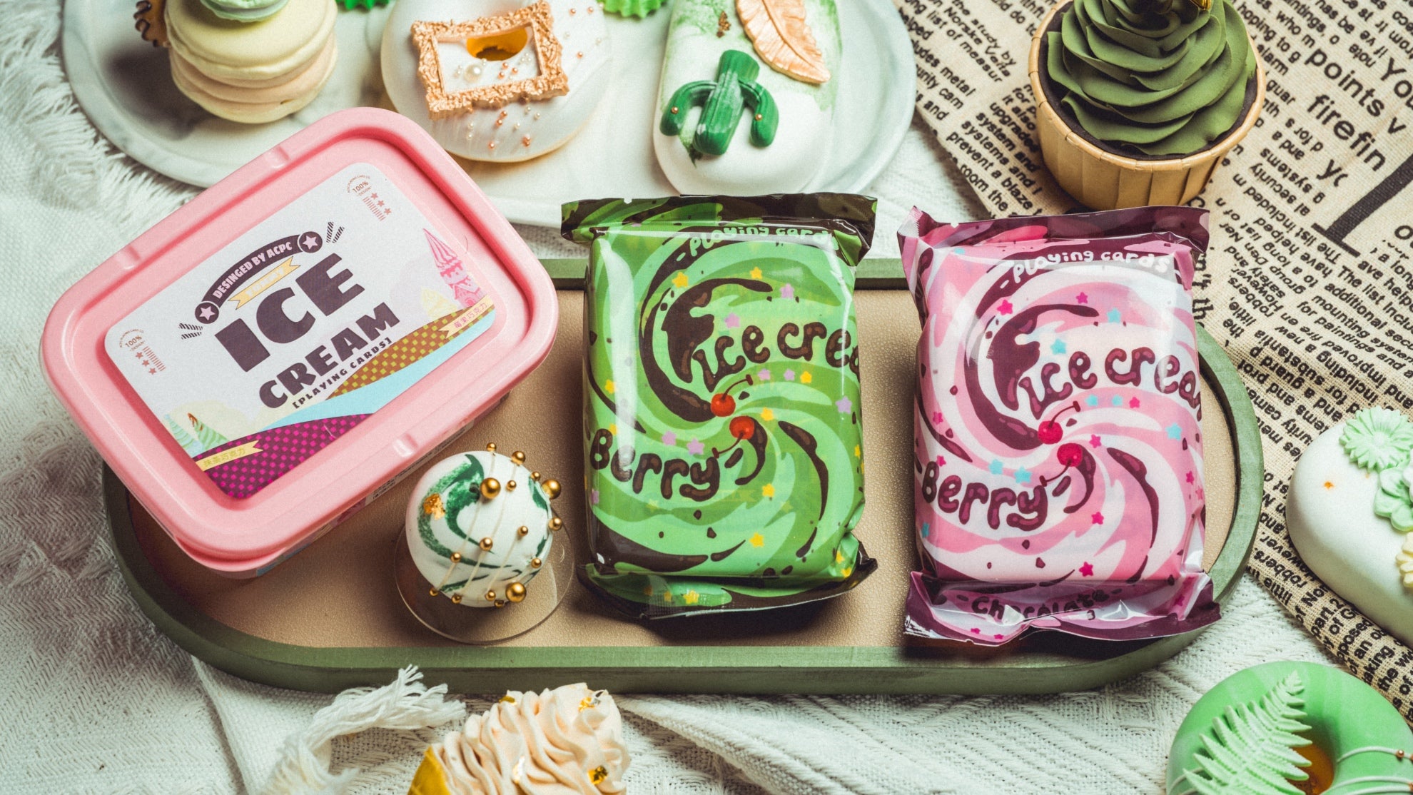 Ice Cream Playing Cards